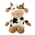 Милая плюшевая корова, милая детская игрушка, мягкие животные, корова, бычья кожа для сумки, детские игрушки для сна, кукла, рождественские подарки для детей