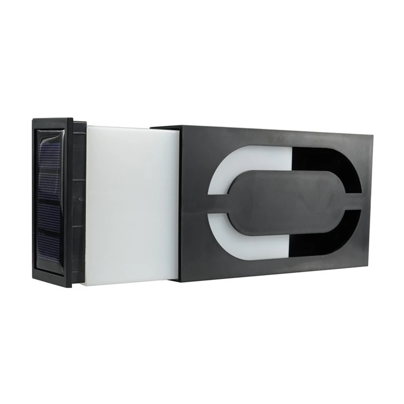 Светодиодный светильник на солнечной энергии табличка с цифрами для дома отеля