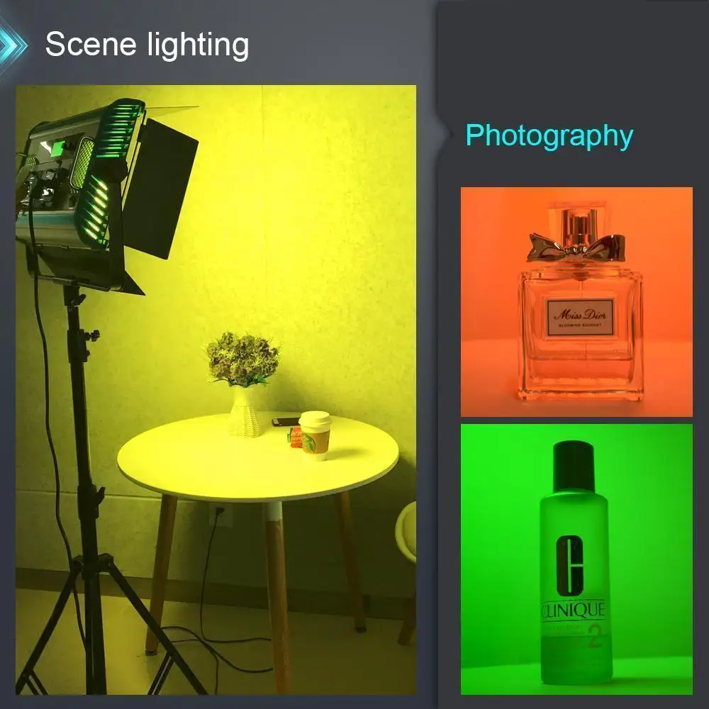 

140W RGB Dimmable Yidoblo A-2200C 4 Colors Pro LED Lamp Video Film LED Soft Light Panel with LCD Screen Phone App Remote Control