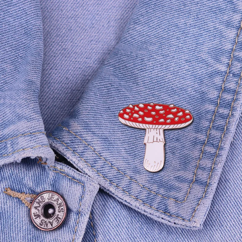 Значок с красной кепкой смерти Fly Agaric toadstools