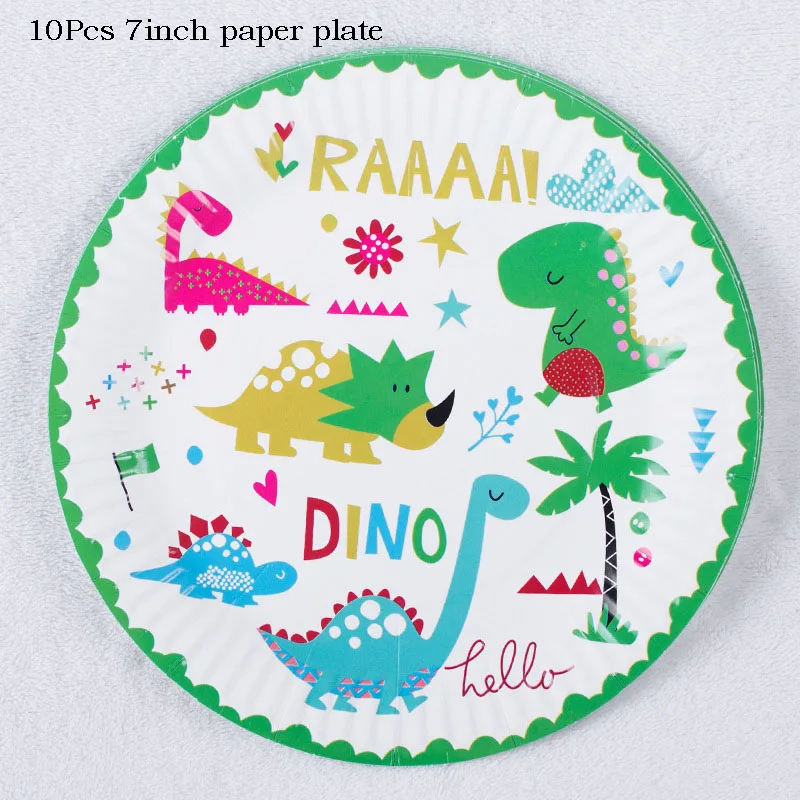 Динозавр вечерние поставки динозавр бумажный шарик гирлянда для детей День