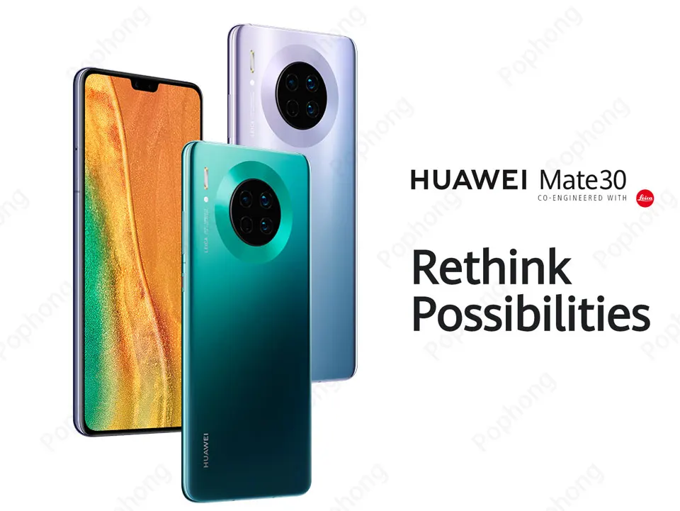 HUAWEI mate 30 мобильный телефон 6,62 дюймов Kirin 990 Восьмиядерный Android 10 Встроенный датчик жестов 40 Вт HUAWEI SuperCharge Google Play