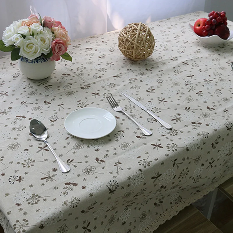 Льняная скатерть с одуванчиками. Большой выбор размеров|linen table cloth|cloth linenscloth glasses |