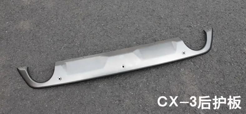 Rear 1pcs Защитная накладка для переднего и заднего бампера из нержавеющей стали, подходит для Mazda CX-3 cx3- автомобильный Стайлинг - Цвет: Rear 1pcs