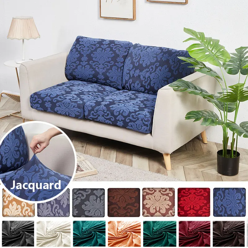 

Жаккардовый чехол для дивана, сиденья, Фиолетовый эластичный моющийся съемный чехол для белмеи, полноразмерный чехол для дивана, 1-3 места (с ...