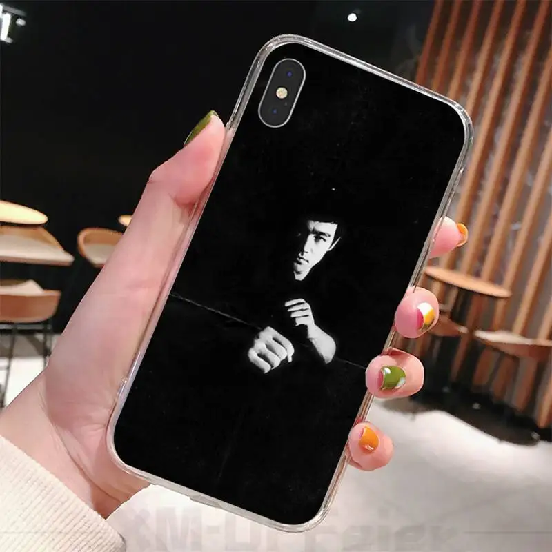 Мягкий ТПУ чехол Брюс Ли для iphone 6 6s plus 7 8 X XS XR MAX 11 pro Pro Max | Мобильные телефоны и