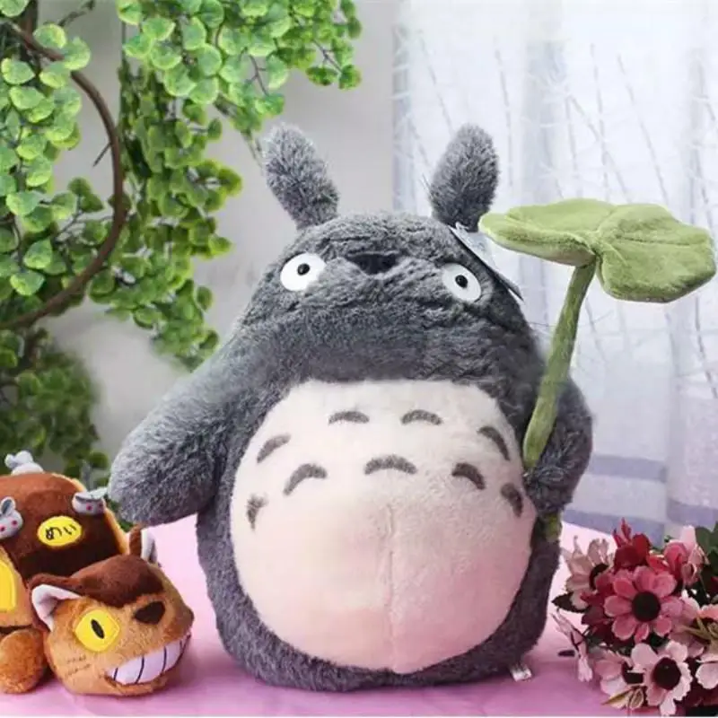 Плюшевая подушка Hayao Miyazaki Totoro 40 см милая плюшевая на спину детский подарок день