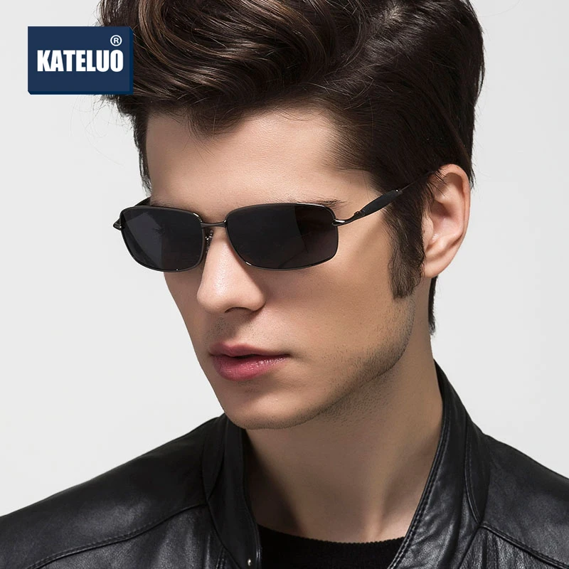 Мужские солнцезащитные очки KATELUO 2020 дизайнерские поляризованные с линзами UV400