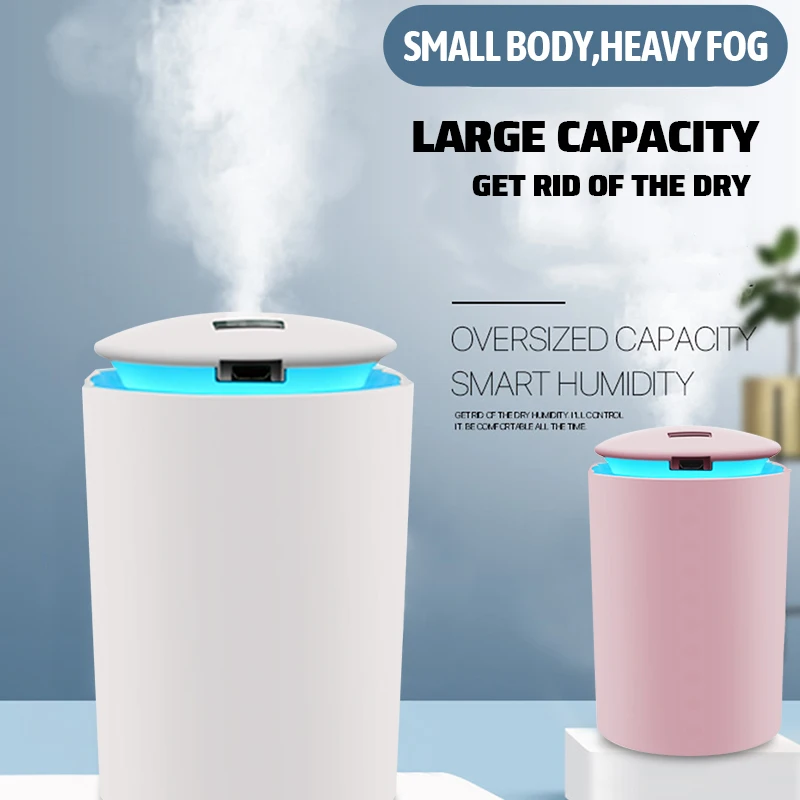 

Увлажнитель воздуха для дома и офиса, Портативный Миниатюрный распылитель для ароматерапии для спальни и студенческого общежития, с милым ...