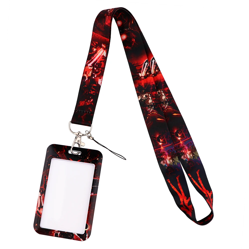 

DZ2543 Anime Black Clover Lanyard for Key Strap lanyard Card ID Badge Holder Key Chain Key Holder Keyring Accessories Gift