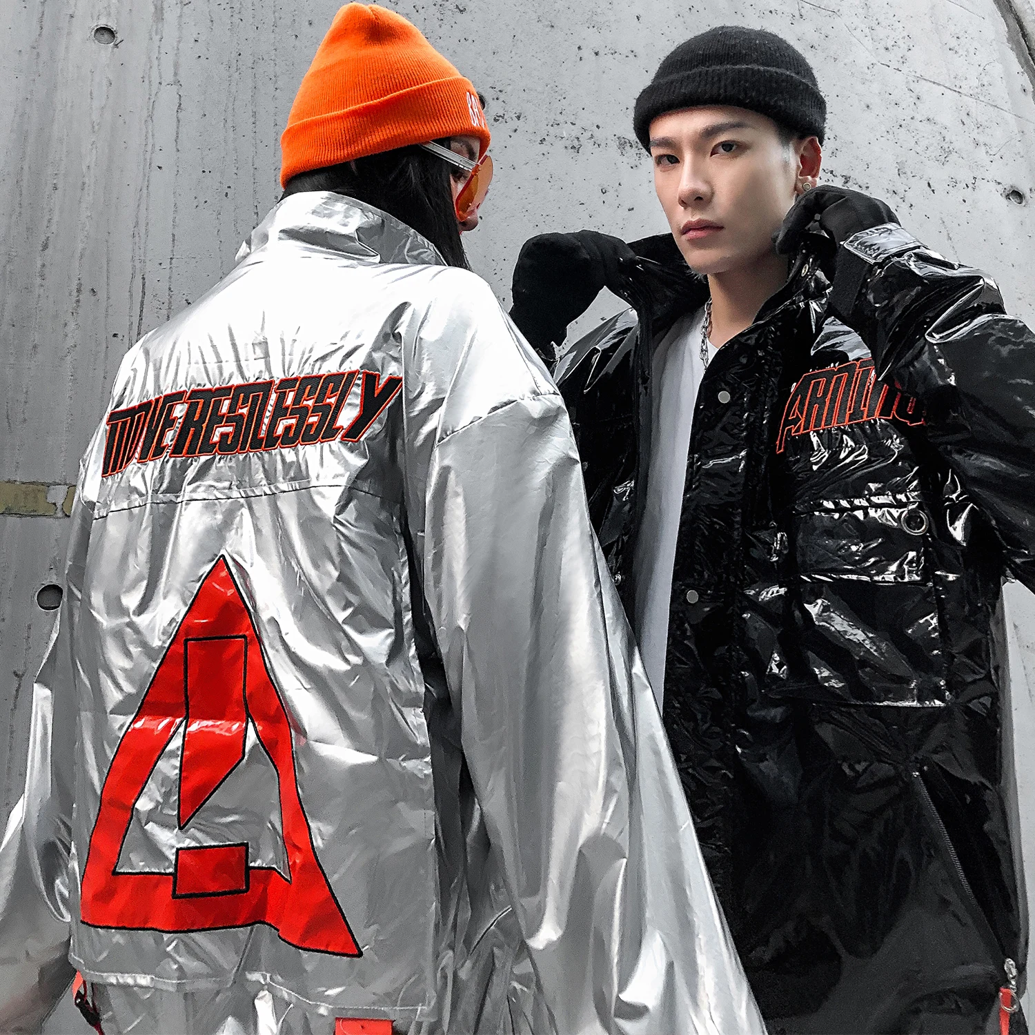 Aelfric Eden в стиле хип-хоп глянцевая с вышивкой толстая Мужская парка 2019