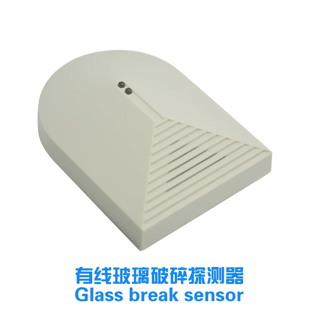 (4 шт.) Крытый Стекло сломанной Сенсор проводной Вибрационный детектор PA-456