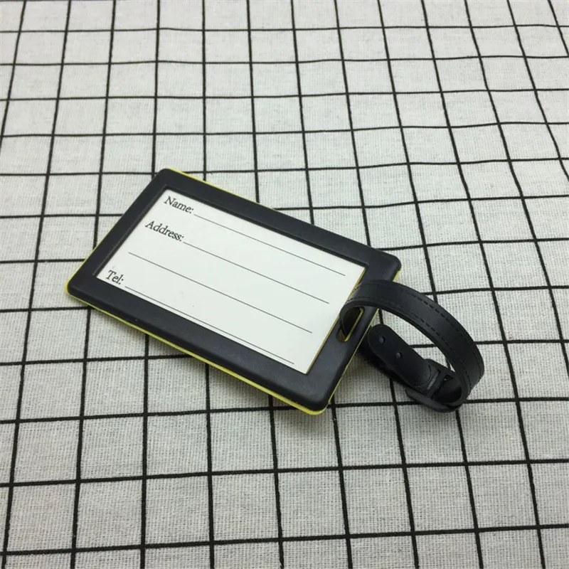 Креативные дорожные аксессуары с надписью бирка для багажа мультяшный