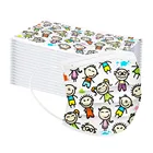 10-100 шт., одноразовая трехслойная маска для лица из нетканого материала