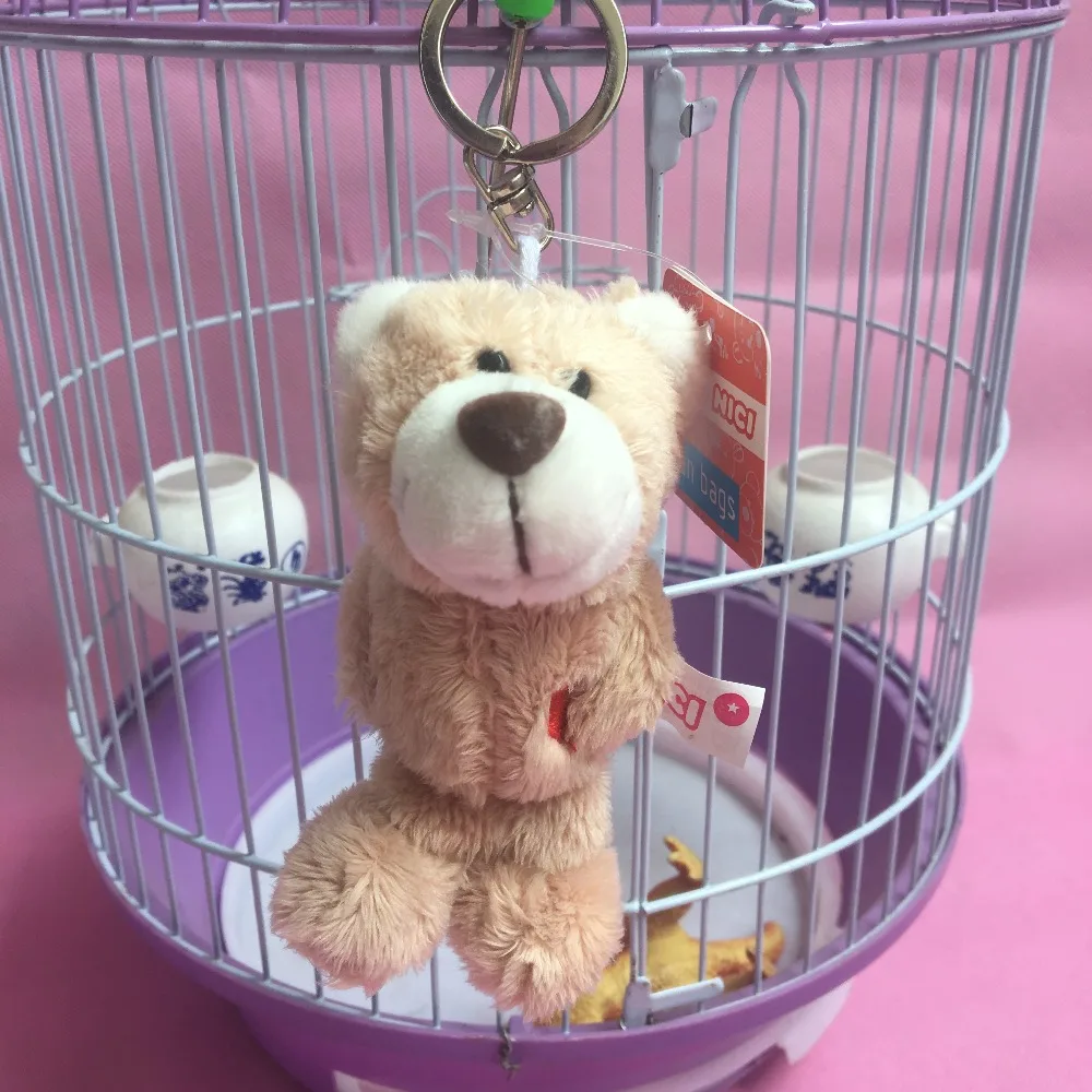 Брелок для ключей из немецкого шарфа медведя 12 см плюшевые игрушки подвеска