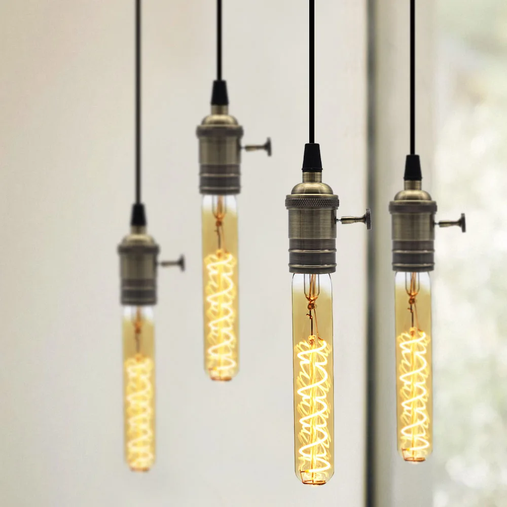 TIANFAN светодиодная лампа винтажный светильник длинная тестовая трубка