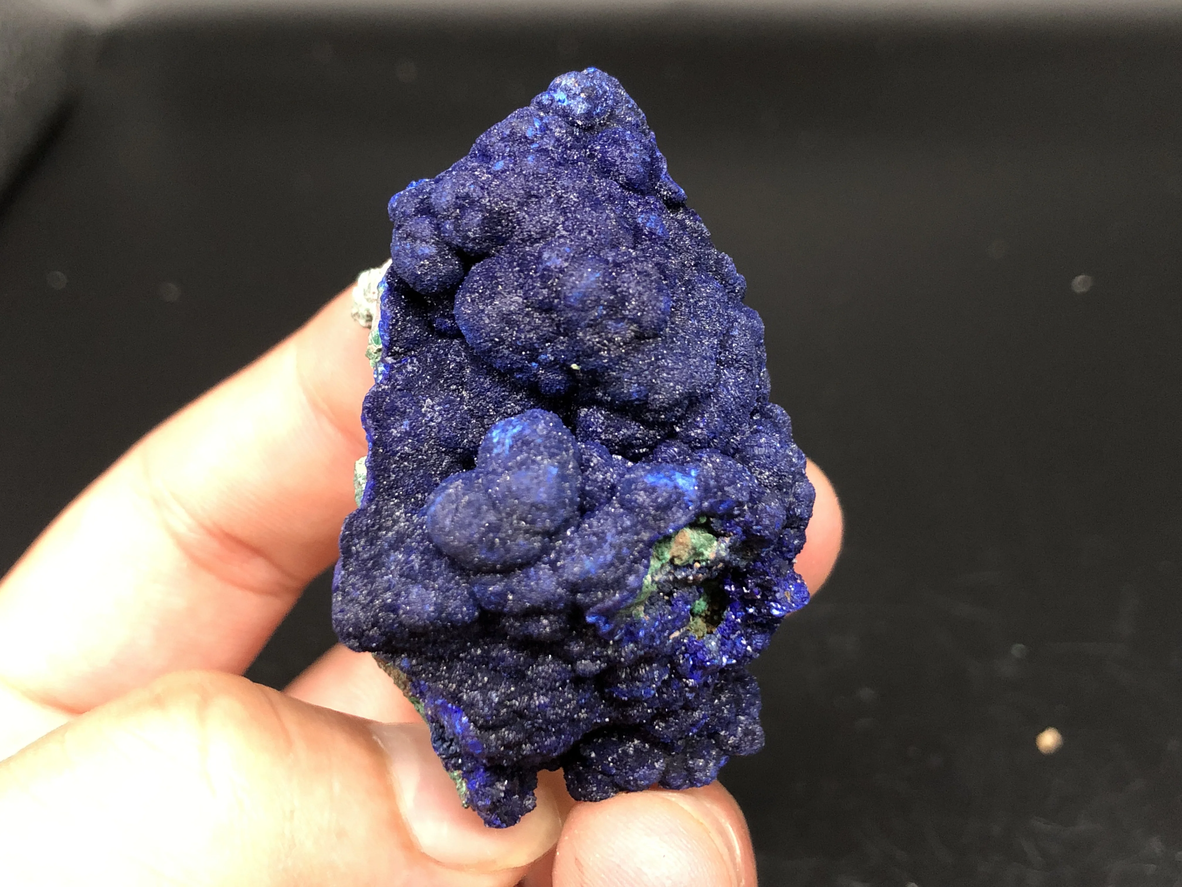 

64.5Samples of natural azurite and Malachite crystal minerals