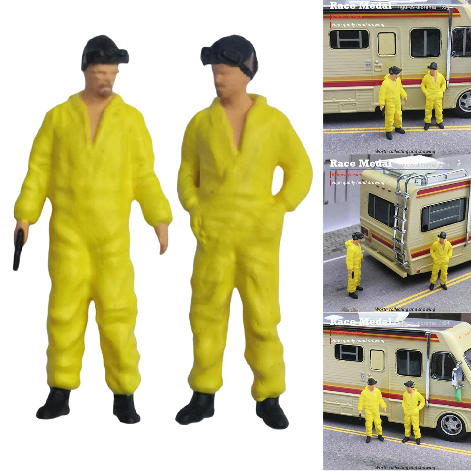 

1/64 Scale Race Medal Figures Diorama Movie Character Model Scene Miniature