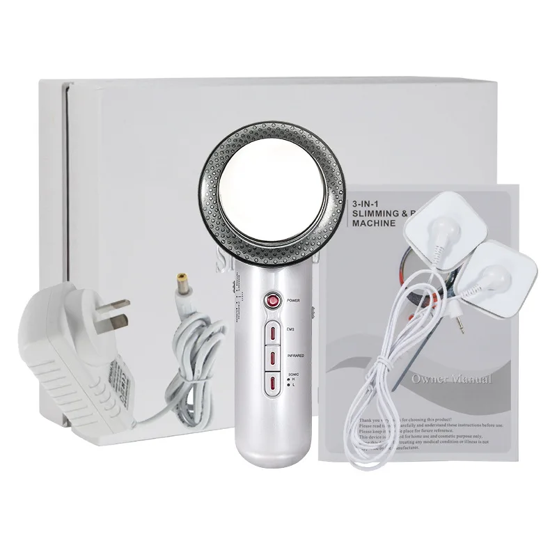 

3 in 1 EMS Ultrasonic Cavitation Body Slimming Massager Face Lifting Fat Burner Galvanic Infrared Ultrasound Weight Loss Machine