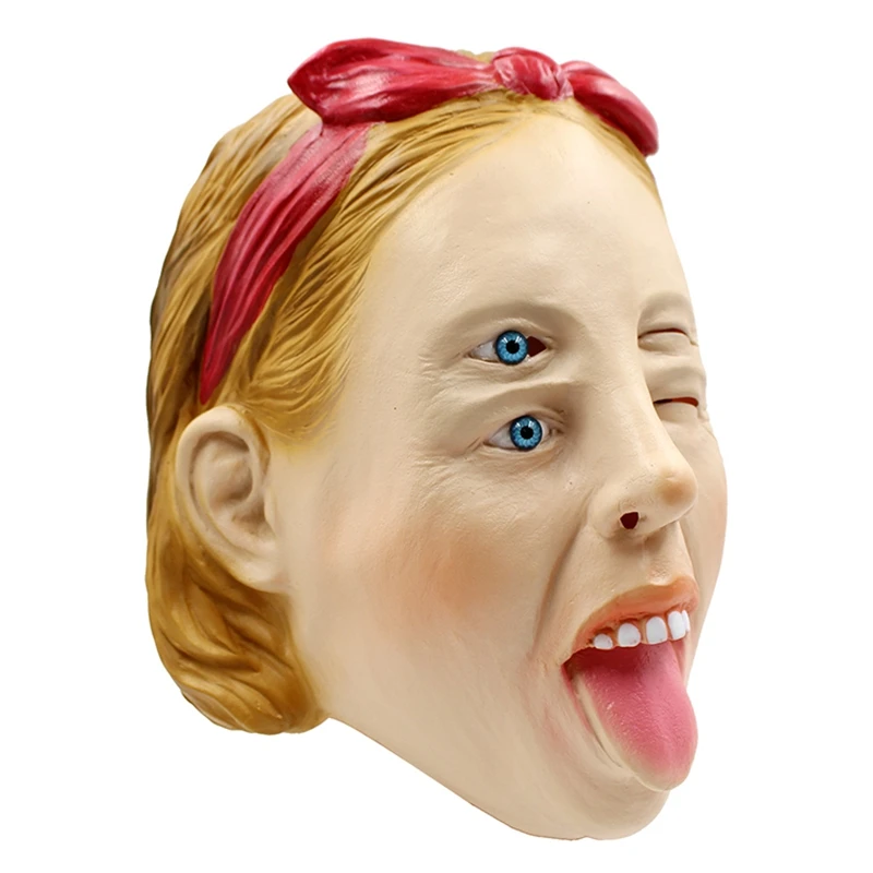 Хэллоуин гастирующая маска Акула глаз Зомби Маска призрака красоты двойной лук