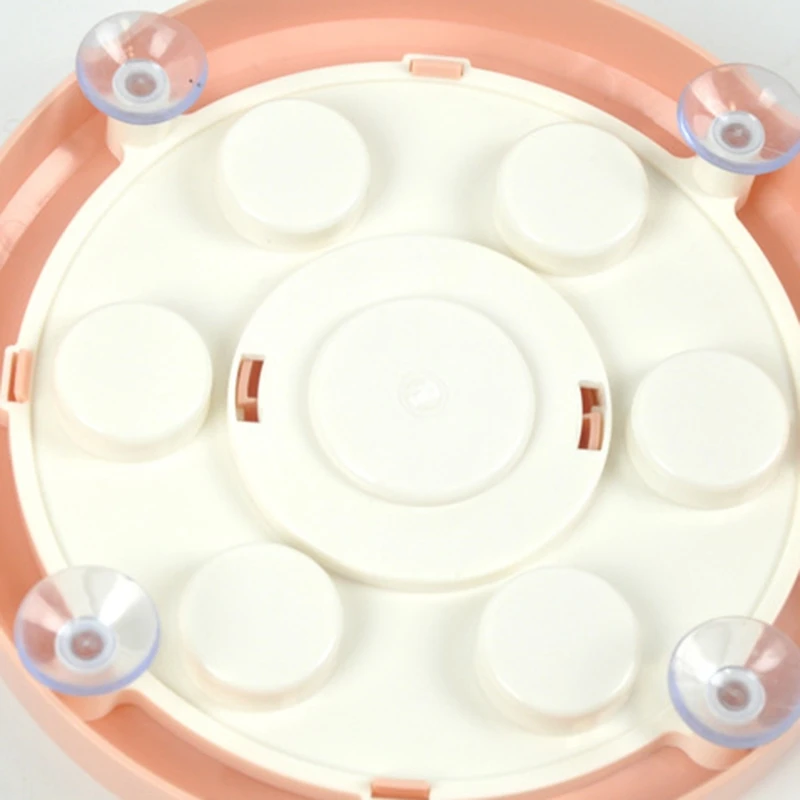 

Round Dog Cat Sucker Slow Food Bowl Non-Slip Anti-Choking Feeder Home Pet Healthy Puppy Kitten Accessories Gift