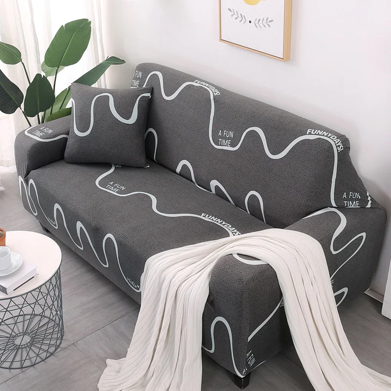 Чехол для дивана диван кровать полотенце кривой с печатным рисунком Гостиная
