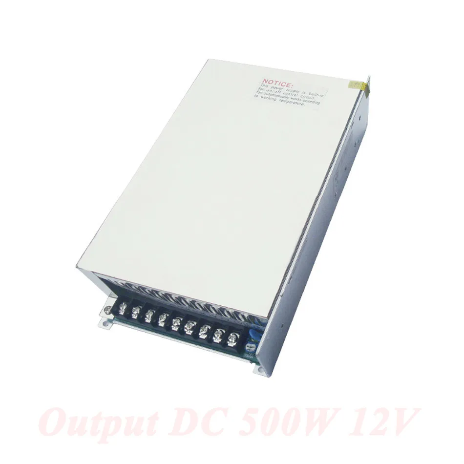 S 500 12 500W 12v 42A одиночный выходной импульсный источник питания постоянного тока для