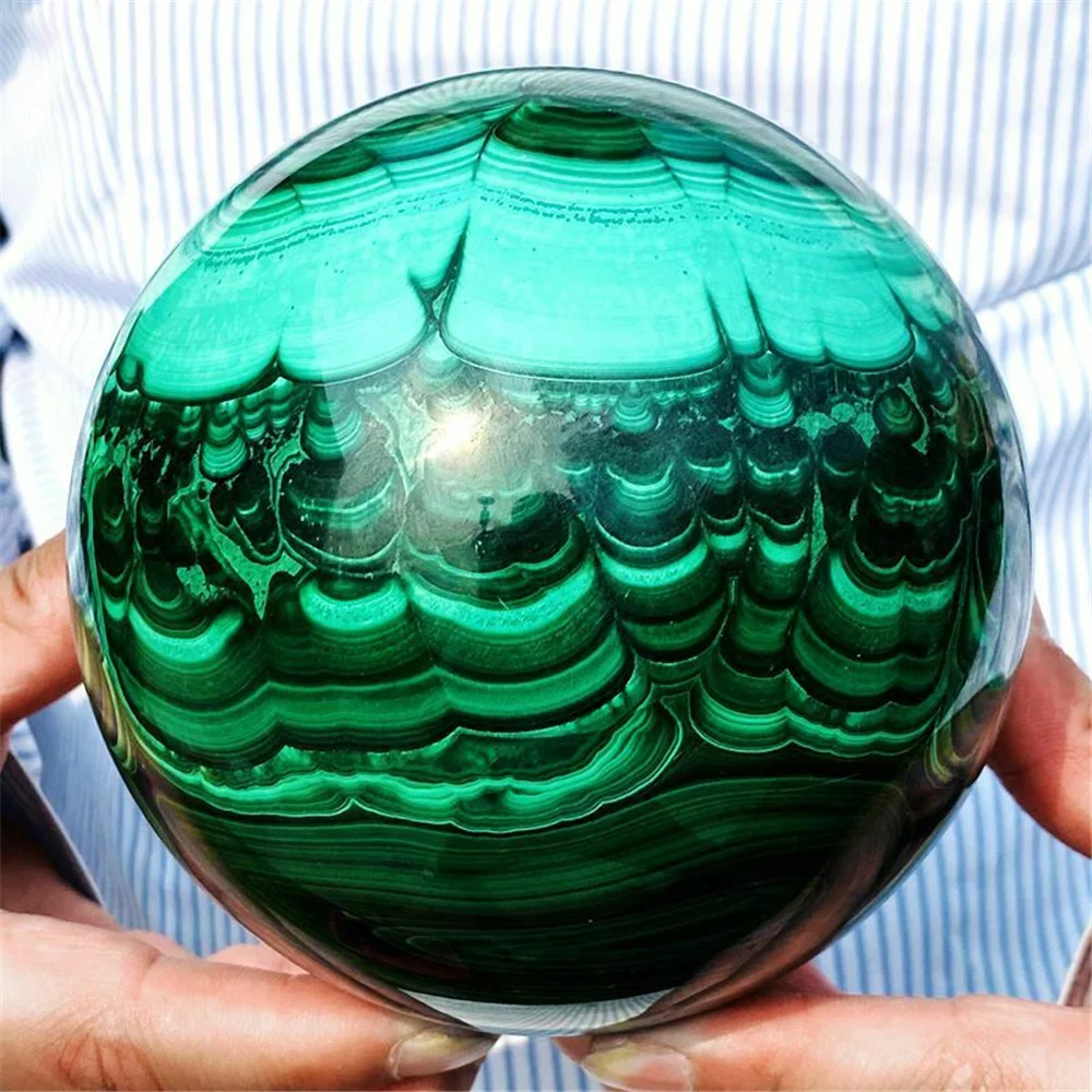 Природный зеленый Малахит Хрустальная чакра терапевтический источник питания