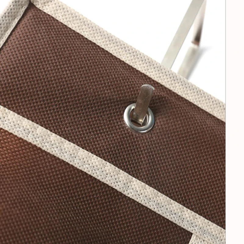 

Household Storage Hanging Bag 24 Grid Non-Woven Fabric Multi-Layer Hanging Storage Bag Bedroom Door Shoe Storage Bag