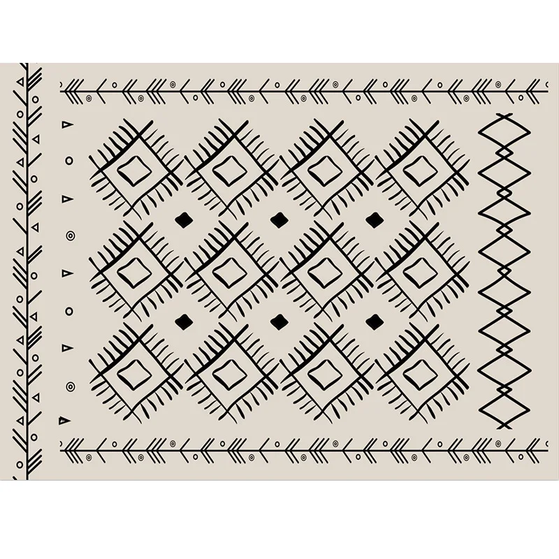 

Современный минималистичный марокканский ковер для гостиной, одеяло для журнального столика, подушка, коврики для спальни, моющийся ковер ...