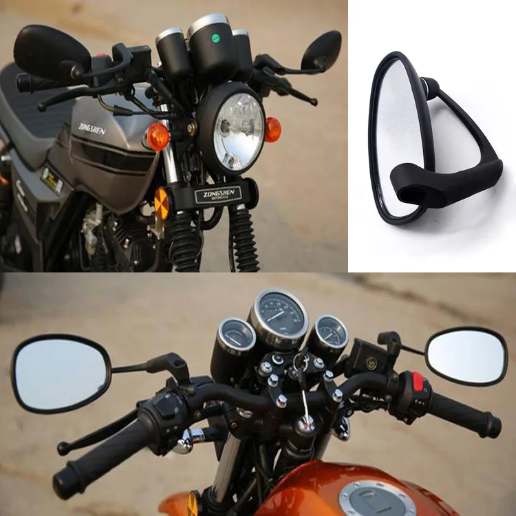Мотоциклетные зеркала заднего вида Cafe Racer для Piaggio VESPA Spring GTS300 Triumph T100 Benelli Leoncino 500 |