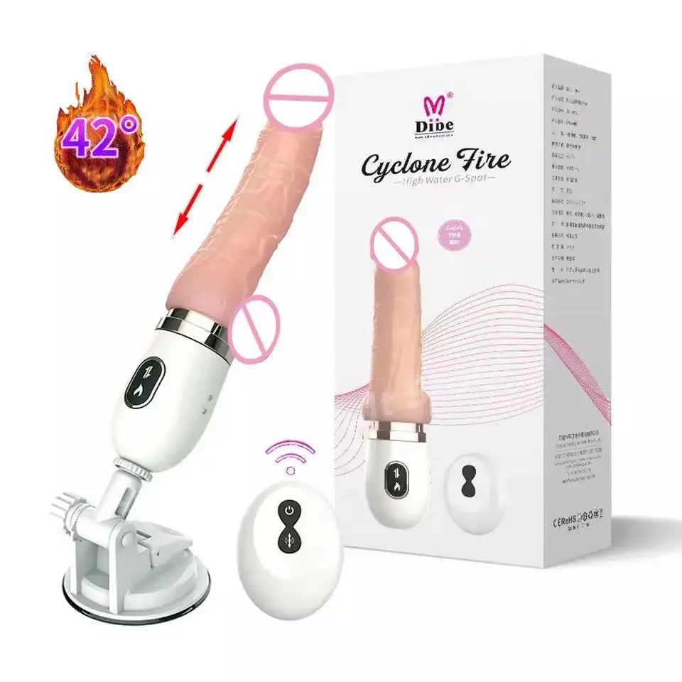 10 Modes Wireless Silicone Dildo Vibrator G-Spot Stimulation Clitoris Massager Sex Toys Woman Female Heating Vibration