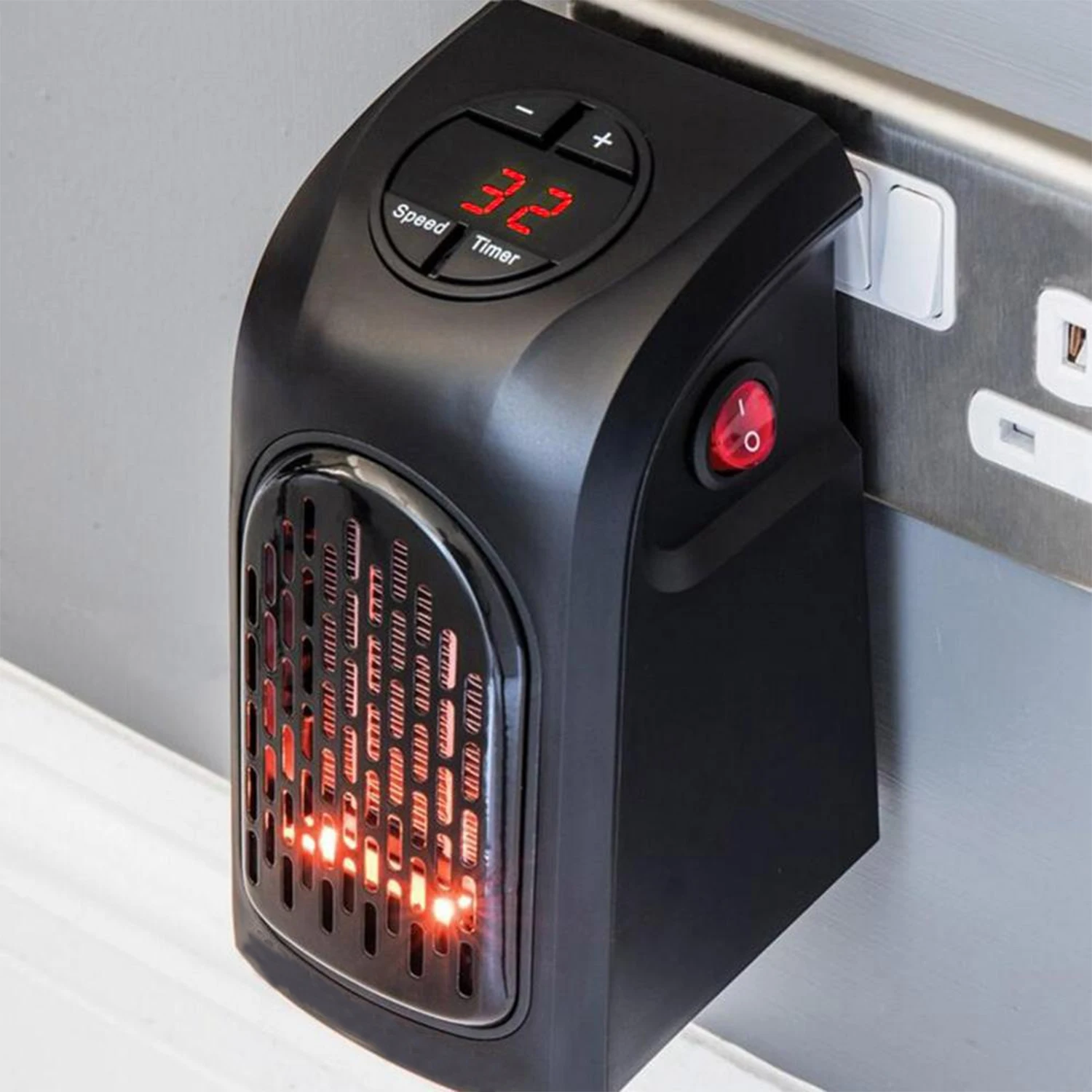 

Electric Heater Mini Fan Heater Warm Blower Household Wall Winter Heating Stove Radiator Warmer Machine for Winter Wall Heater