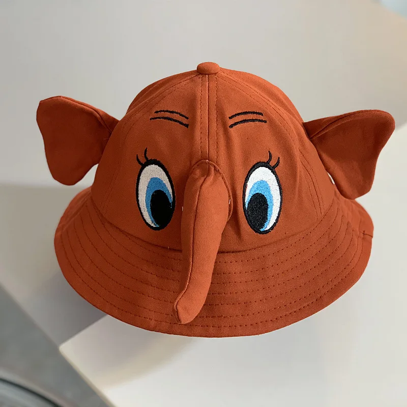 Бейсбольная шапка-ведро с мультяшным изображением слона осенне-зимняя шапка для
