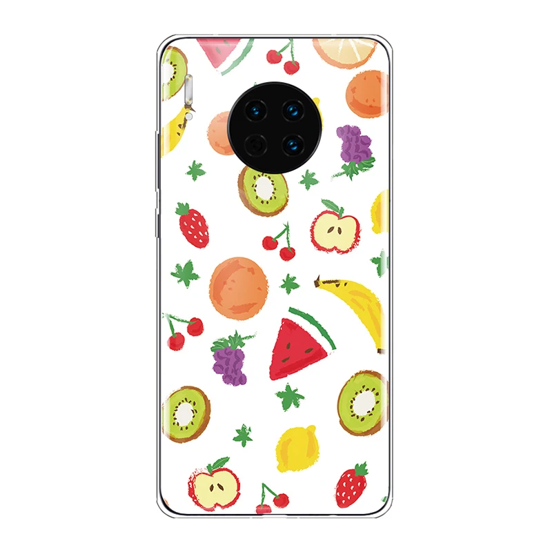 Silicone Phone Case for Huawei Mate 30 Pro Cover Soft TPU Creative Painted Cute Shells Bags Coque |