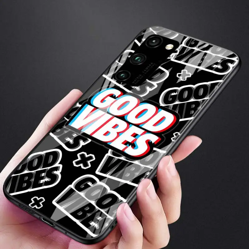 tempered glass hot new shell luxury cover best text sentence for honor 30 20 10 9x 8x pro plus lite phone case free global shipping