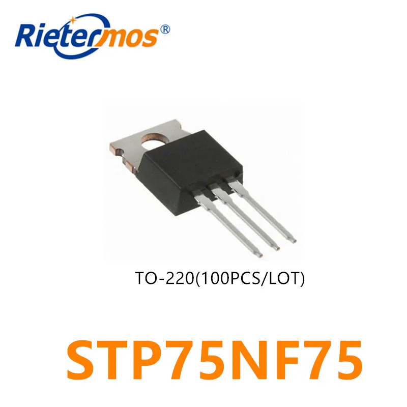 

100PCS STP75NF75 75NF75 TO220 MADE IN CHINA