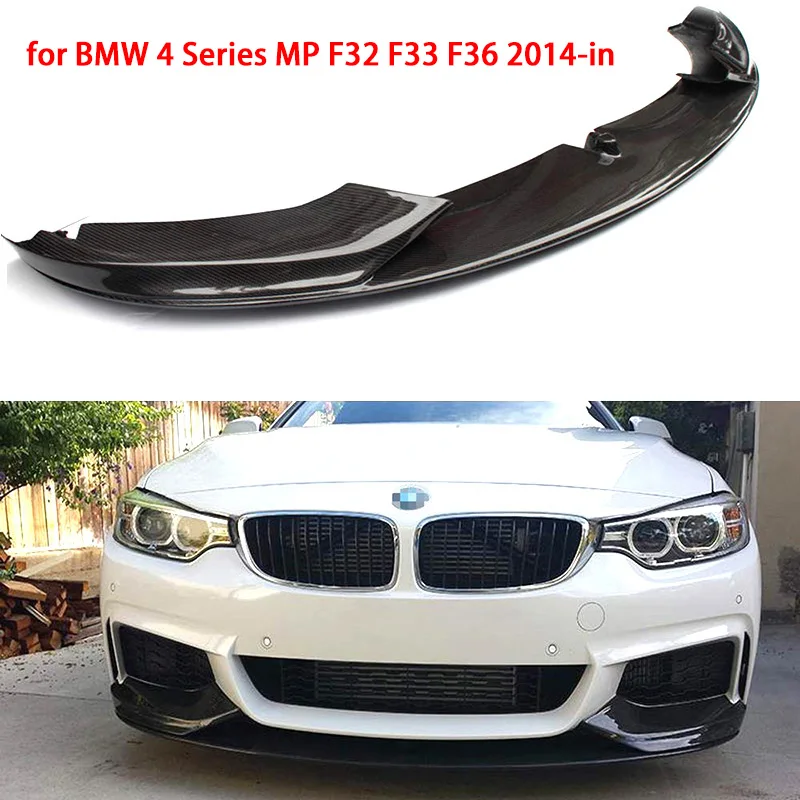 Автомобильная Передняя лопата из настоящего углеродного волокна передний