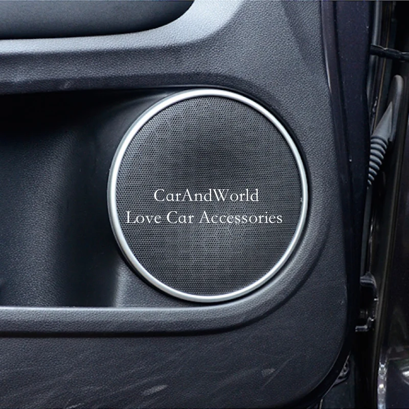 Для Honda HRV HR-V VEZEL 2014-2021 углеродное волокно интерьер четыре двери Динамик Звуковой
