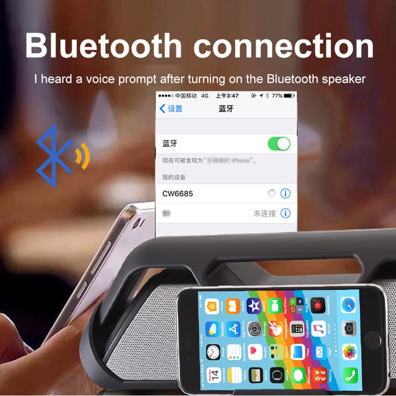 NSS NS Q73 портативный Bluetooth динамик с FM радио Поддержка USB TF карта AUX открытый