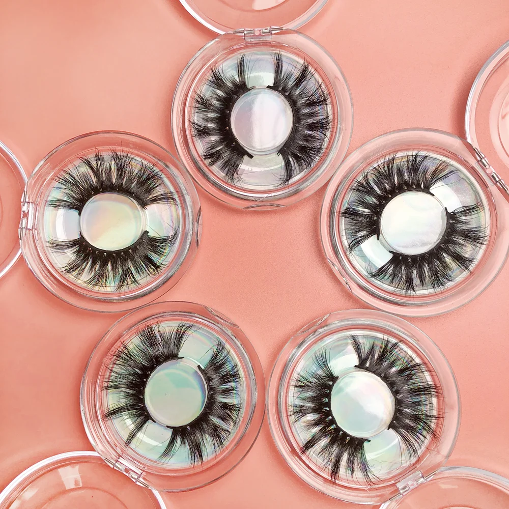 Норковые ресницы 25 мм 3D накладные 100% норковые волосы Накладные драматические