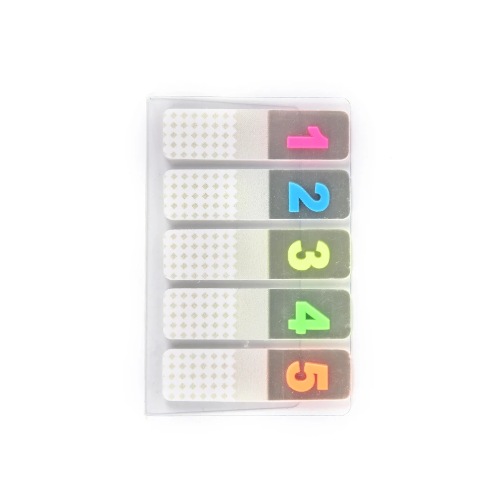 

Cute Kawaii Colored 1-5 Number Memo Pad Lovely Sticky Paper Note School Office Supplies Korean Stationery DIY