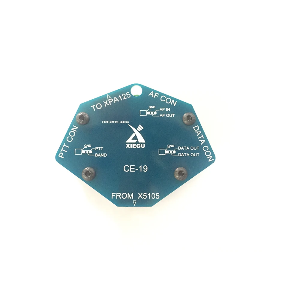 CE-19 CE19 Плата расширения интерфейса данных для XIEGU X5105 ACC PTT | Электроника
