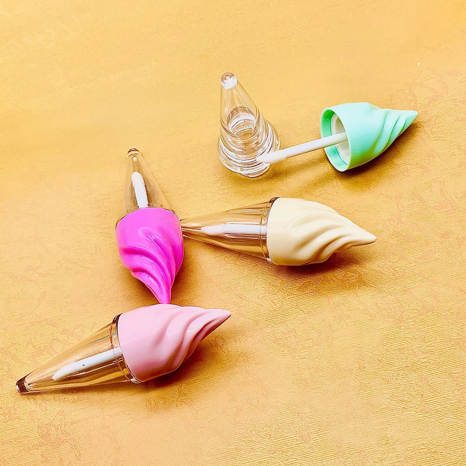 5 шт косметика парфюмерия диспенсер мл мороженое в форме конуса пустой Пластик