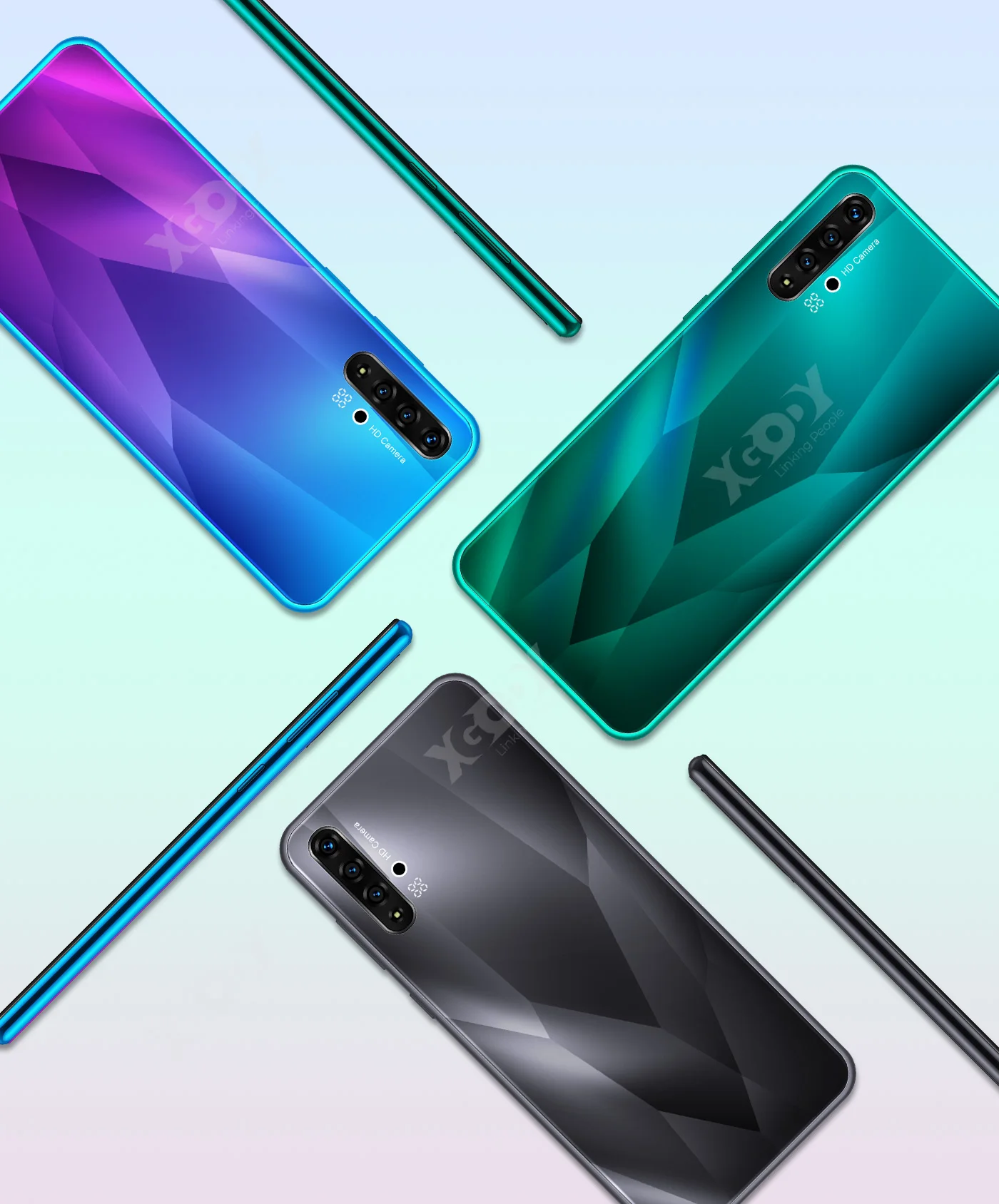 XGODY A50 3g смартфон 6," 19:9 Android 9,0 1 ГБ ОЗУ 4 Гб ПЗУ 5Мп камера четырехъядерный Две сим-карты gps WiFi мобильный телефон сотовый телефон