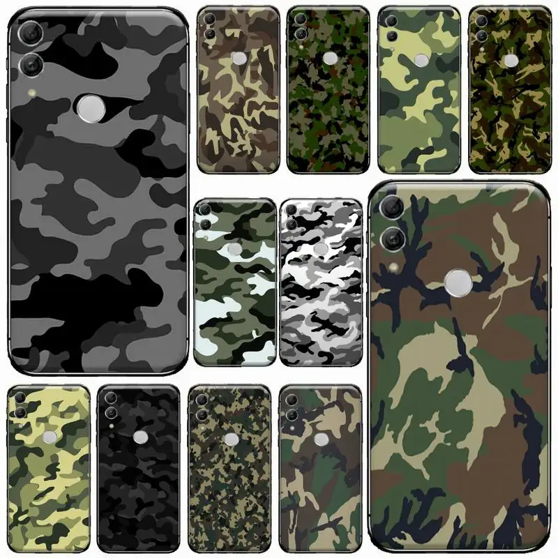 

Camouflage Pattern army Phone Case For Huawei Honor 7C 7A 8X 8A 9 10 10i Lite 20 NOVA 3i 3e