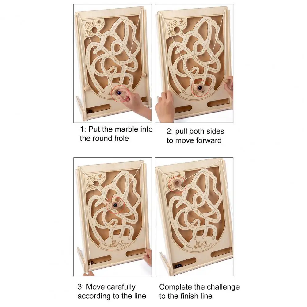 

Пиратская мраморная игра, логическое мышление, удобная Личная игра-головоломка для пинбола, Мраморная игра-головоломка, деревянная игра-головоломка