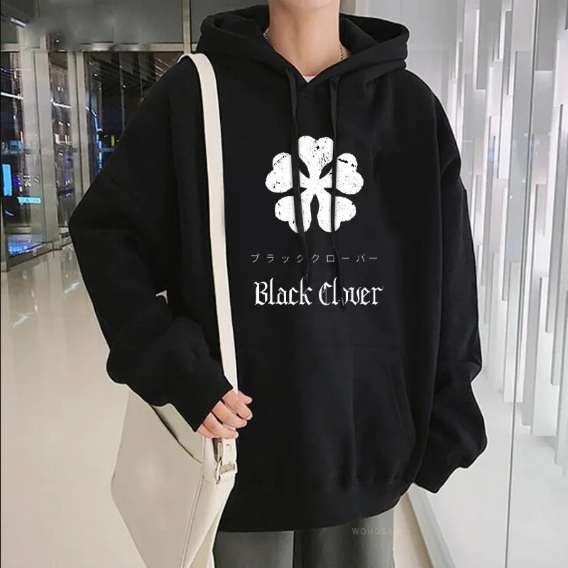 

2021 New Anime Black Clover Asta Hoodie Men/Women Casual Student Sweatshirt Streetwear Harajuku Unisex Pullover Oversize Tee Top