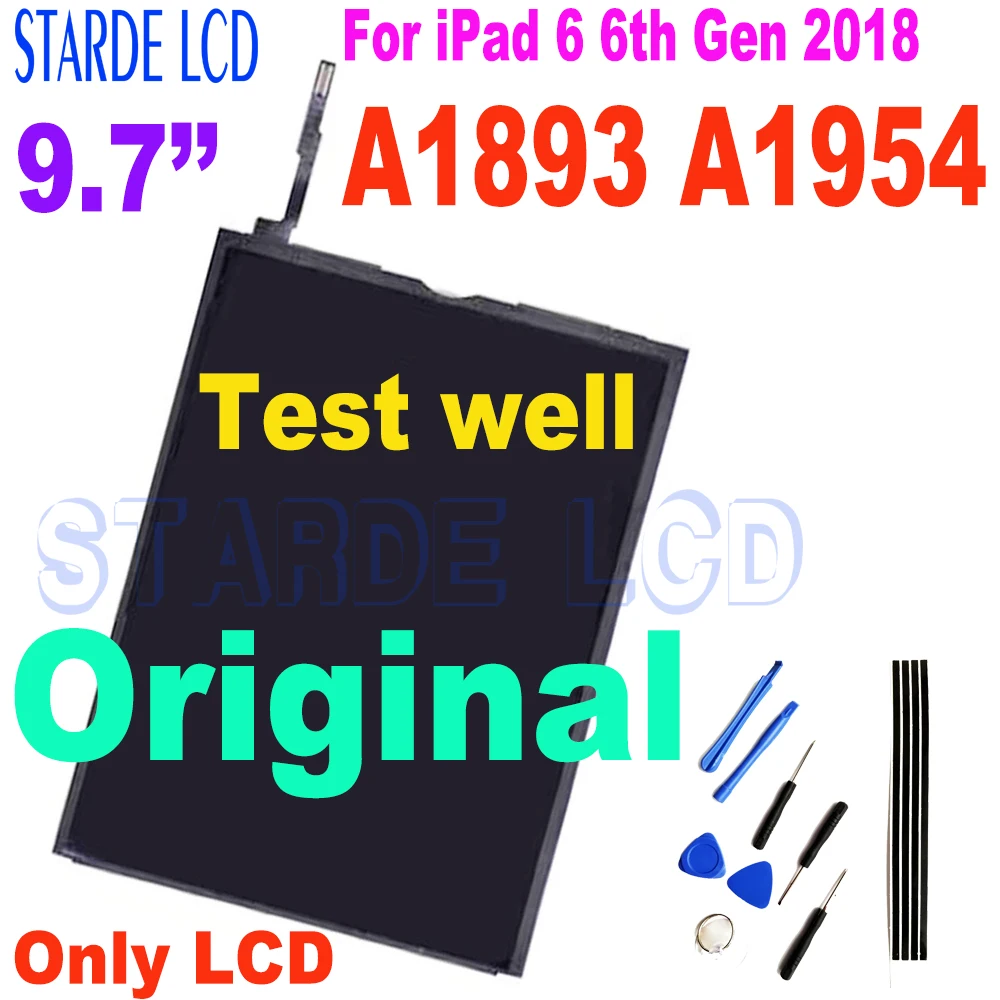 100%  -  iPad 6 6-  2018 A1893 A1954, -  iPad 9, 7 2018 A1893 A1954,  