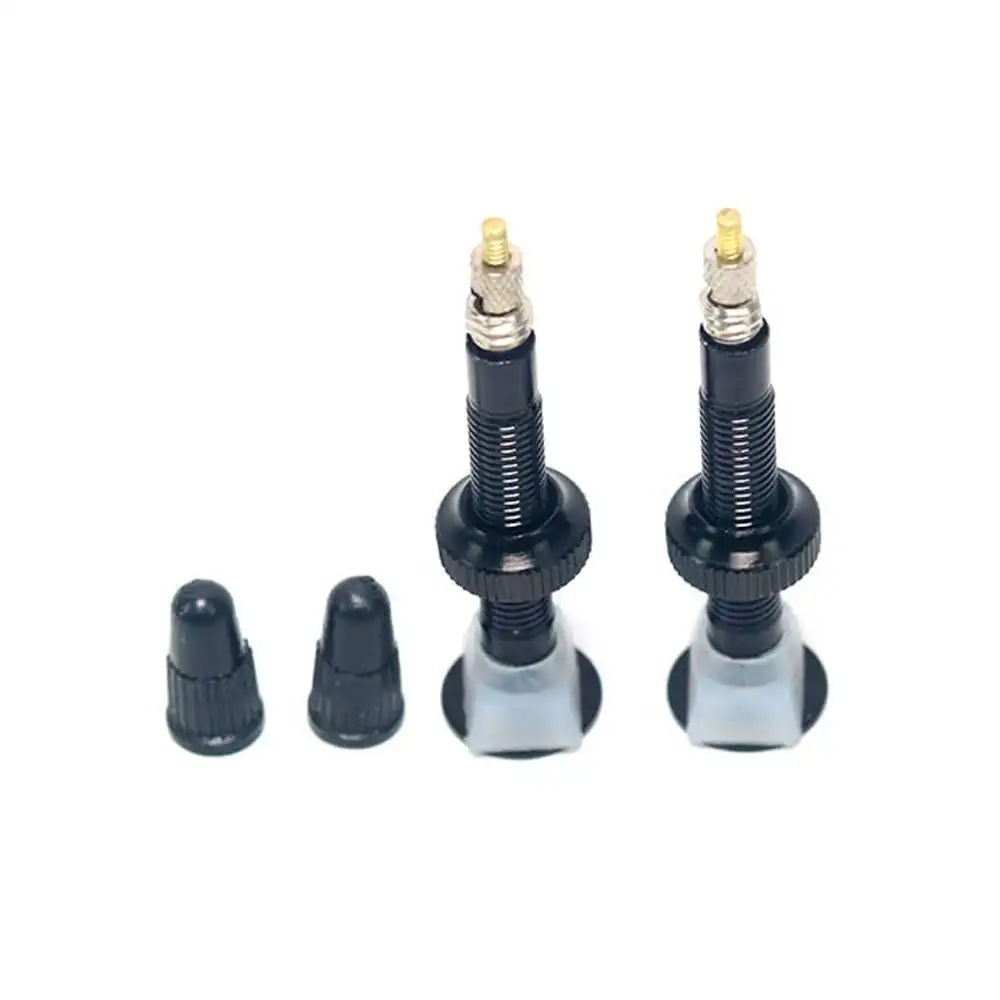 

2pcs 40mm Bicycle Tubeless Valve For Mtb Road Bike Presta Valve Aluminum Alloy Bike Tubeless Tire Valve
